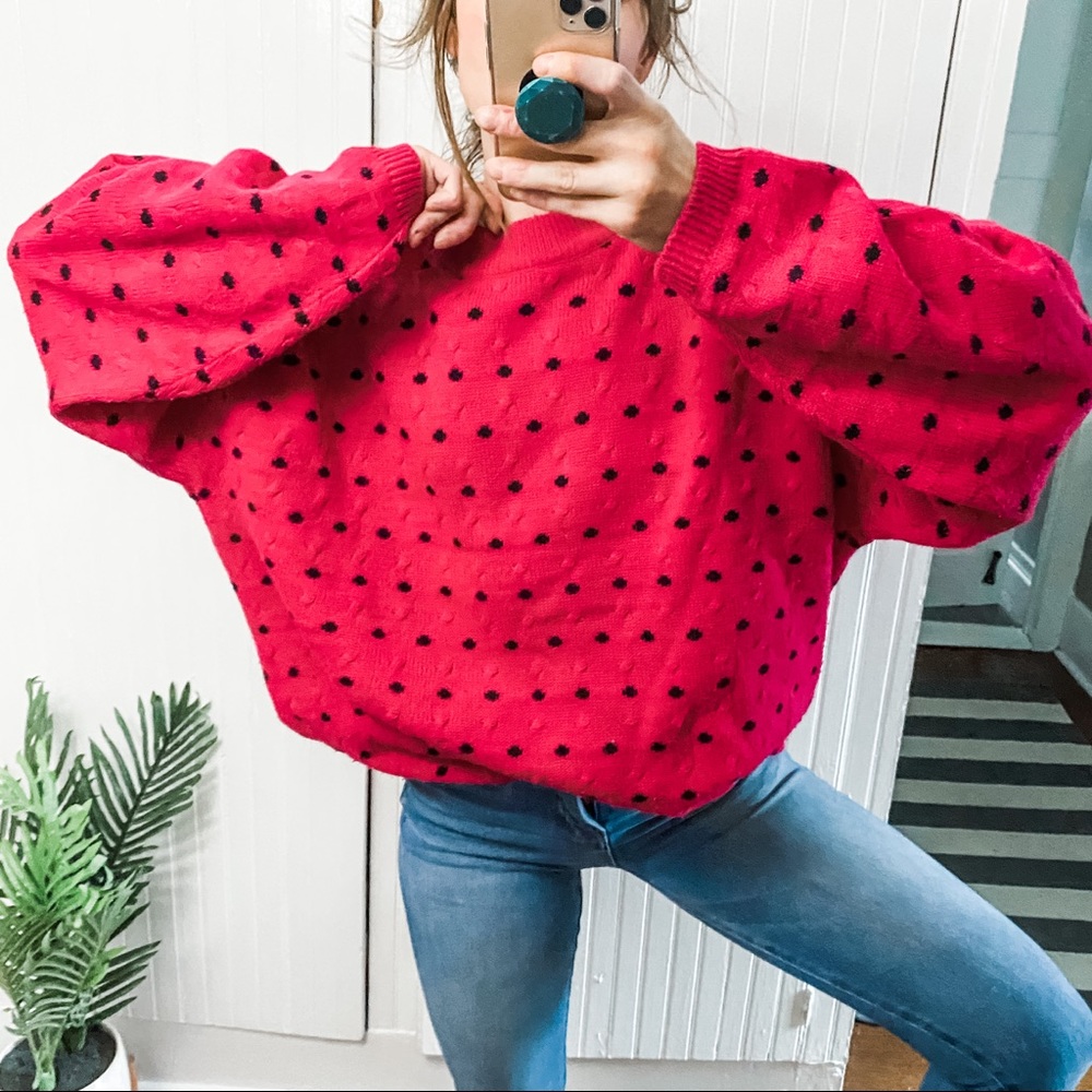 Vintage Malibu Day Dreams Oversized Sweater